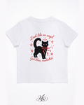 angel cat - baby tee