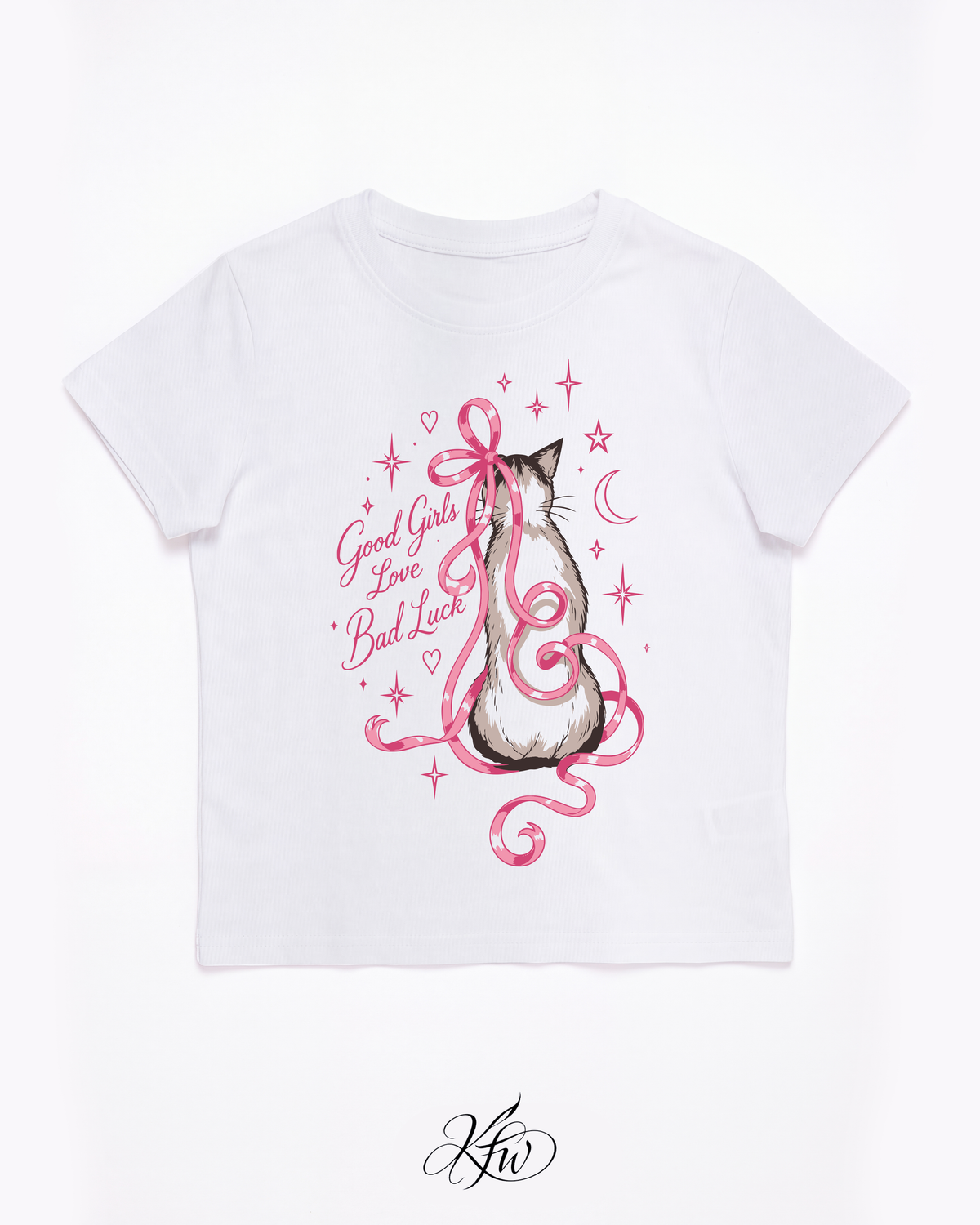 good girls love bad luck - baby tee